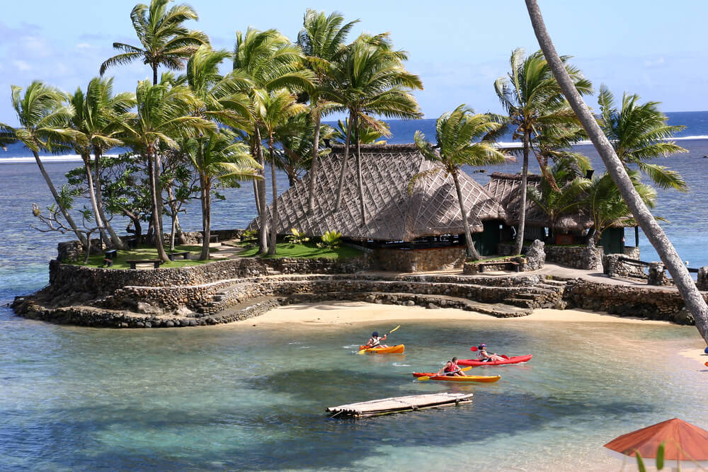 Kayaking in Fiji