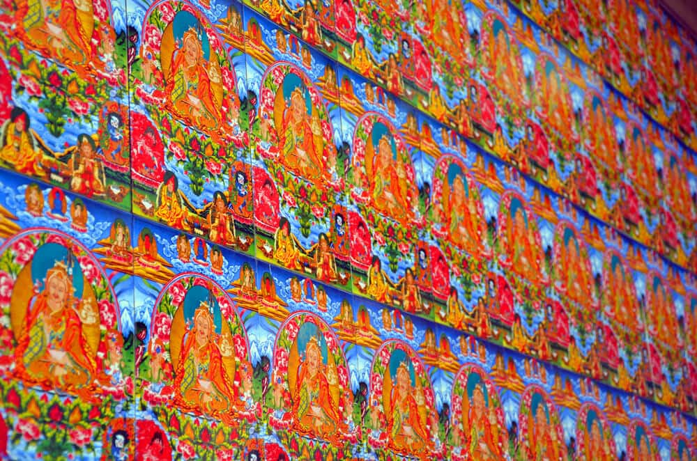 Buddhist Painting in McLeod Ganj