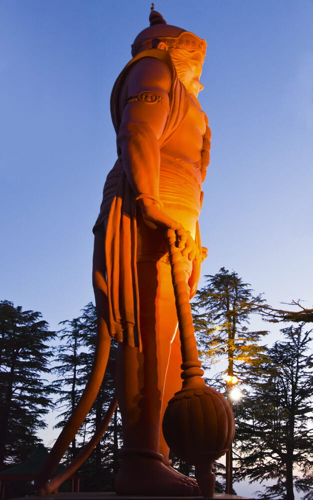 Lord Hanuman Statue at Jakhoo Temple - Shopping in Shimla