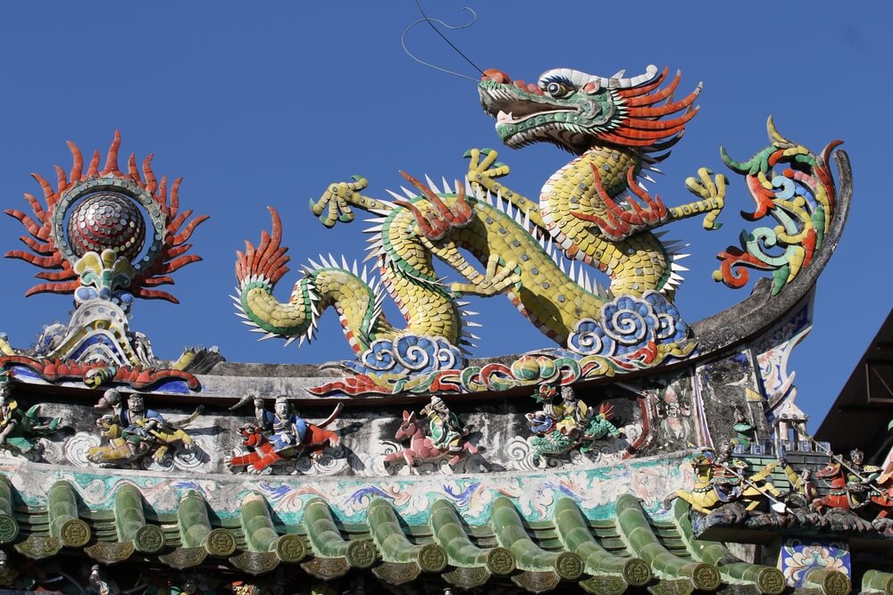 Hainan Temple in Georgetown, Malaysia