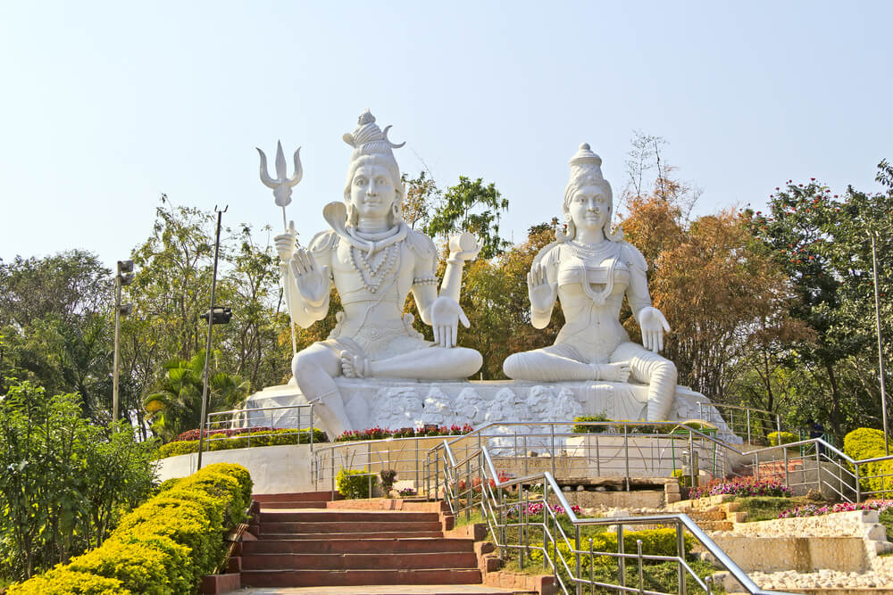 Shiva-Parvati - Kailasagiri Mountain