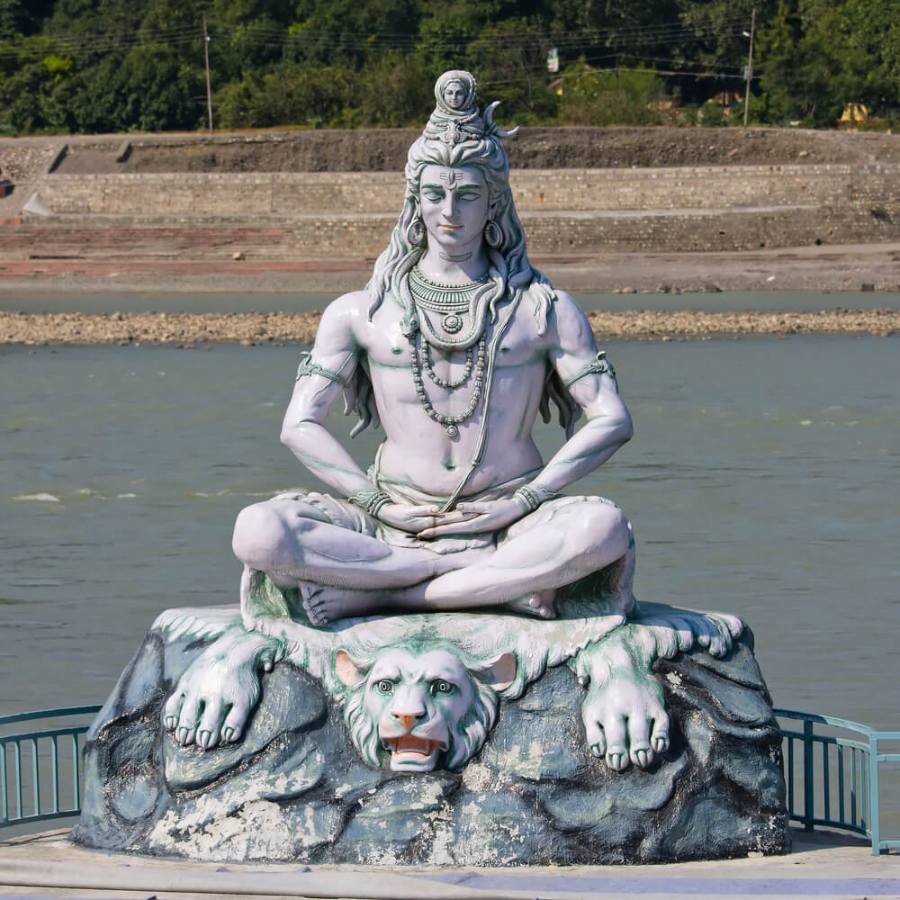 Shiva Statue in Rishikesh, Travel Destinations in India