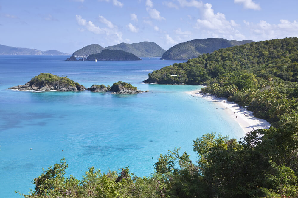 Trunk Bay beach-US Virgin Islands - Beach Destinations in America