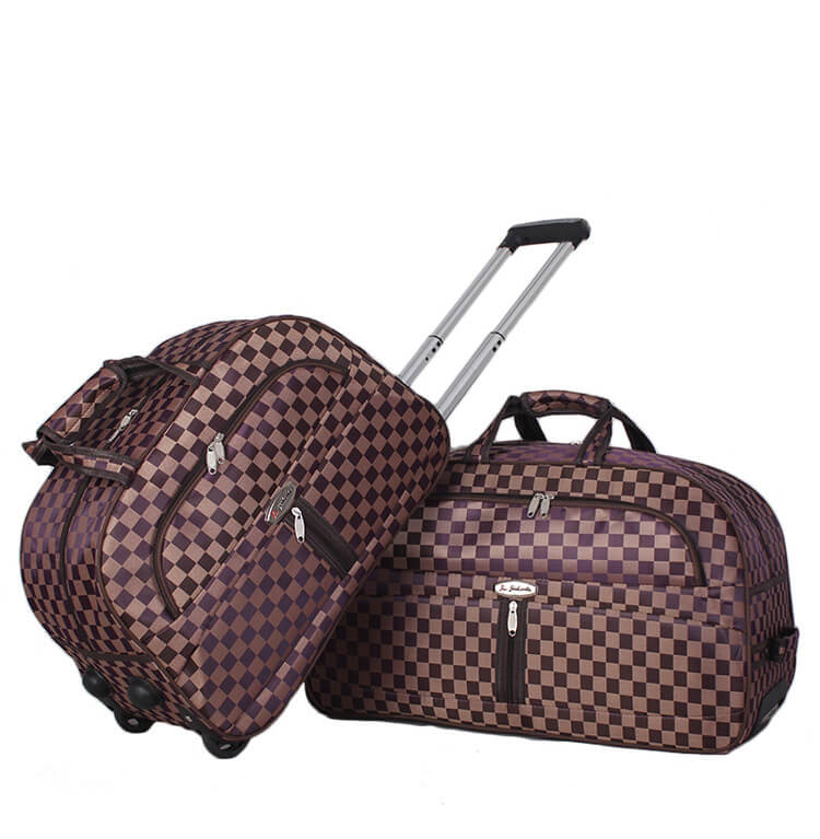 Wearable wheeled luggage