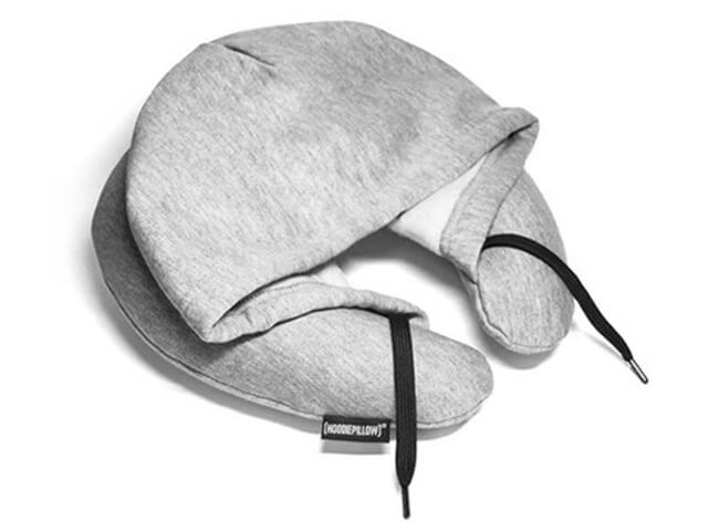 Inflatable hoodie pillow
