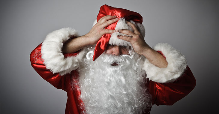 Confused Santa