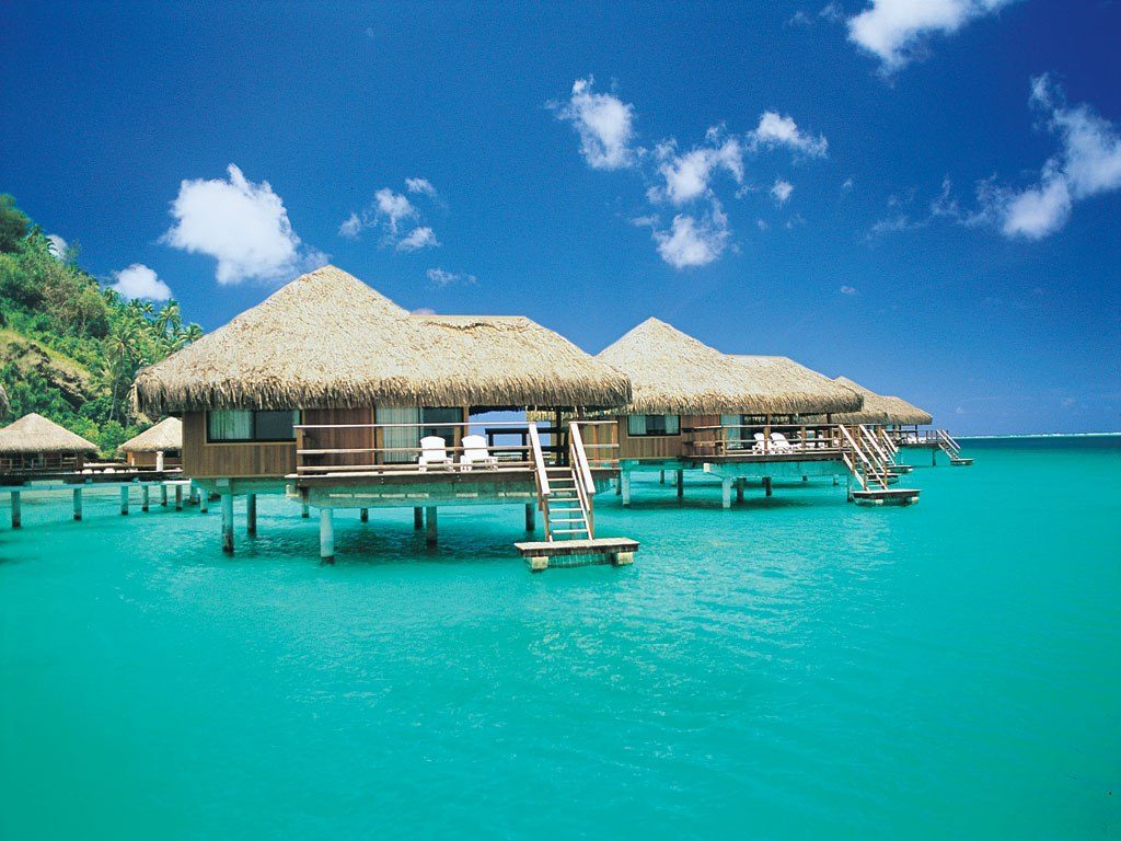 Beautiful places in the world Four Seasons, Bora Bora