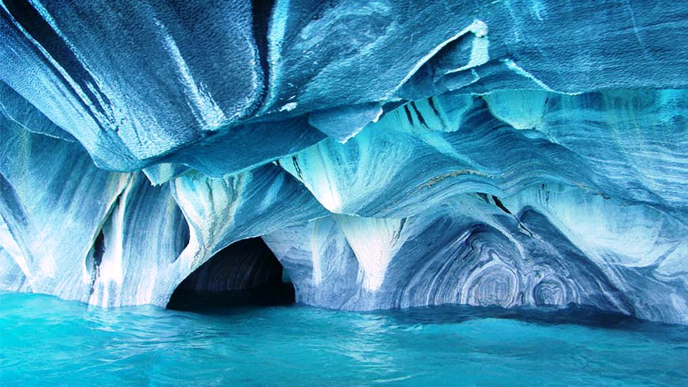 Beautiful places in the world Marble Caverns of Carrera Lake – Chile