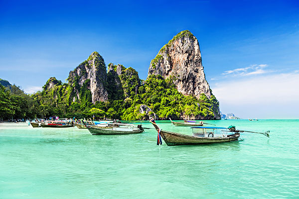 Beautiful places in the world Railay Beach, Thailand