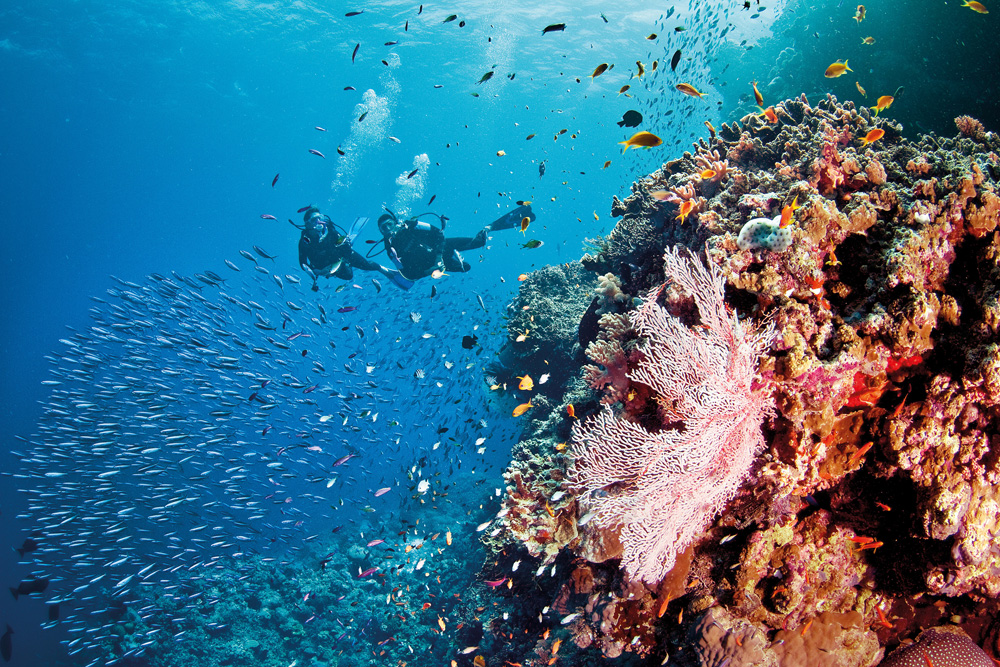 Beautiful places in the world The Great Barrier Reef, Australia
