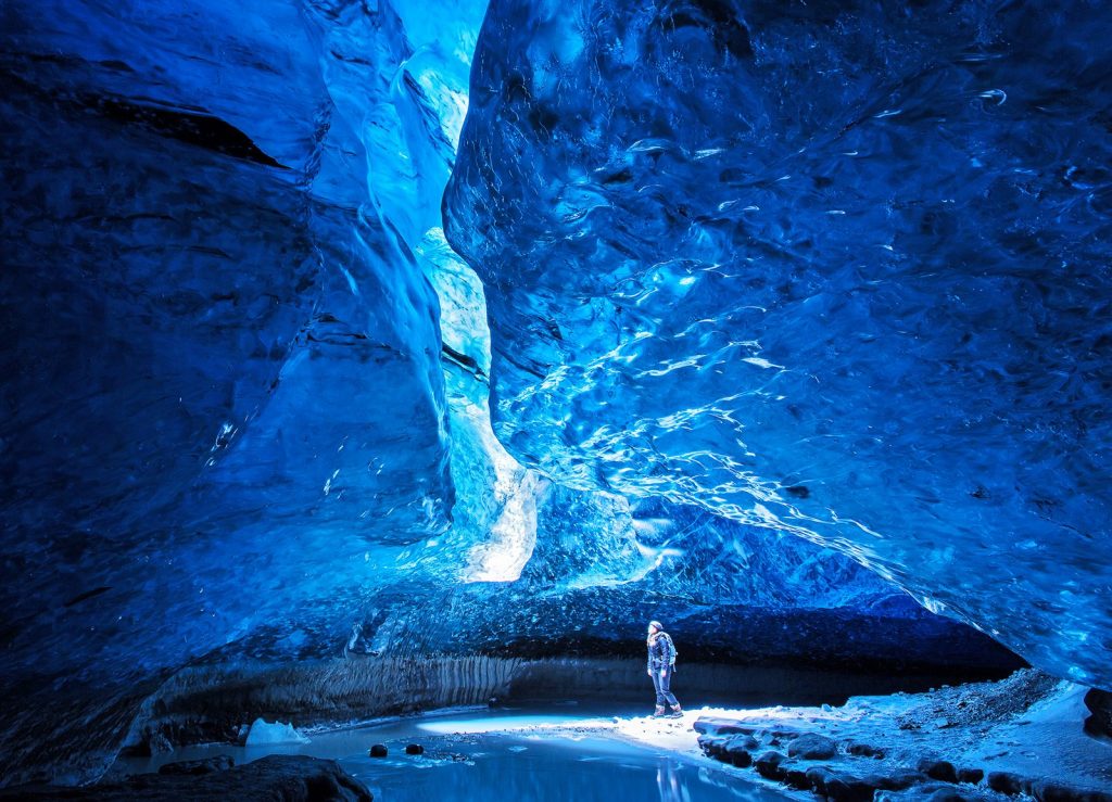 Beautiful places in the world Mendenhall Ice Caves, Juneau, Alaska