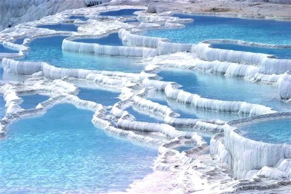 Beautiful places in the world Pmaukalle, Turkey