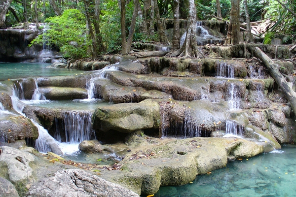 The Erawan Falls - All About Thailand The Erawan Falls - All About Thailand