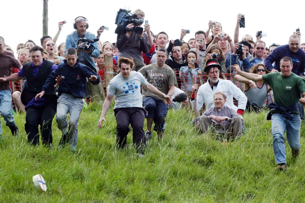 Cheese rolling