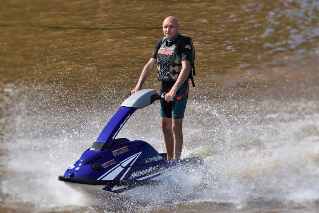 Water scooter in Goa