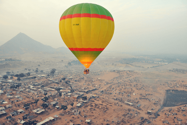 Hot air ballooning in Jaipur, Golden Triangle Tour Hot air ballooning in Jaipur