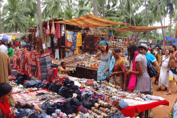 Goa Flea Market during Sunburn Festival Goa Flea Market, Sunburn Festival