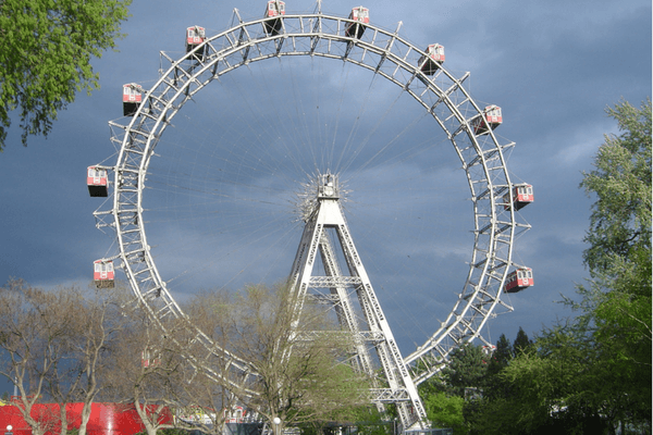 Prater Park Giant Ferris Wheel - Vienna Prater Park and the Giant Ferris, Vienna
