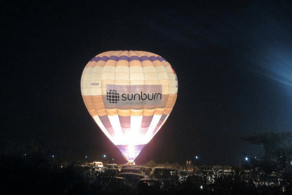 Hot air balloon at Sunburn Festival hot air balloon, Sunburn Festival