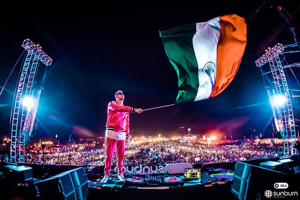 DJ Snake at Sunburn Festival dj snake sunburn goa