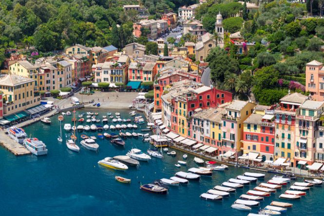 Portofino aerial bigstock - shopping in Italy Portofino aerial bigstock - shopping in Italy