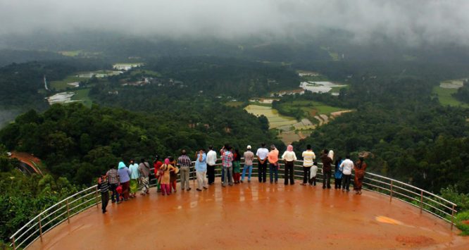 Raja's seat- Coorg hill station Raja's seat- Coorg hill station