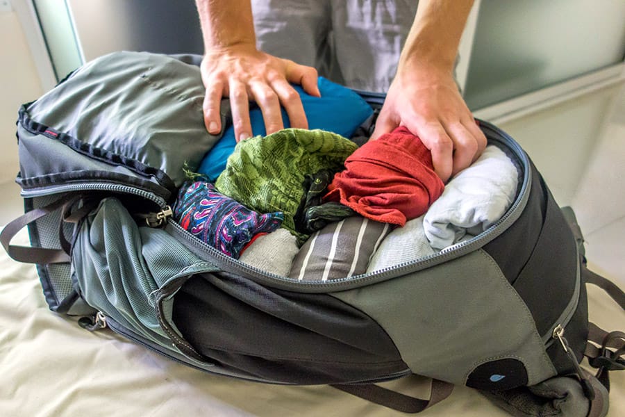 light-travel-packing