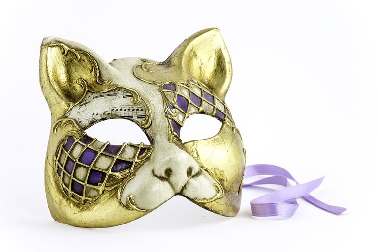 gnaga cat Carnivale Mask 